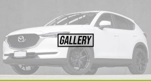 Mazda fitted with alloy tyres
