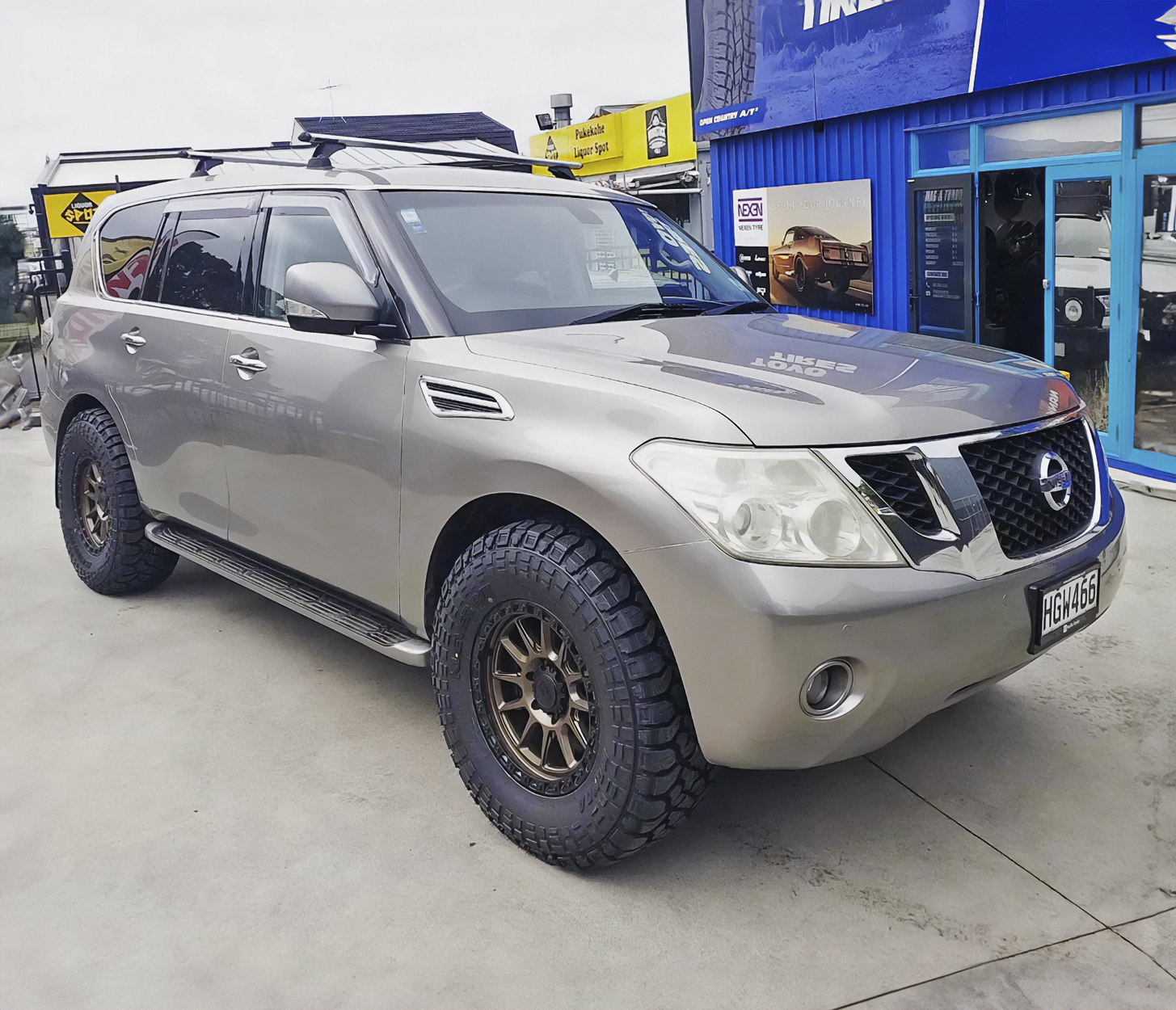 Nissan Patrol - Alpha Podium Matte Bronze - 360 Link - Automotive ...