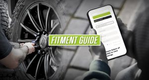 Alloy wheel installation and mobile wheel fitment search tool